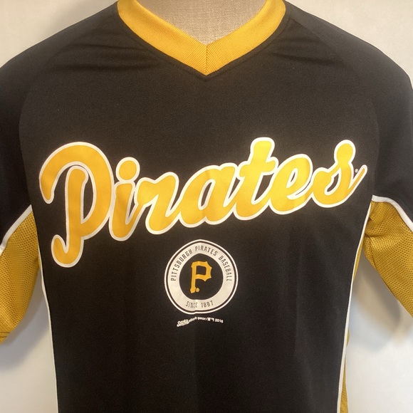 Pittsburgh Pirates Mens baseball Jersey size medium Stitches - Picture 2 of 7
